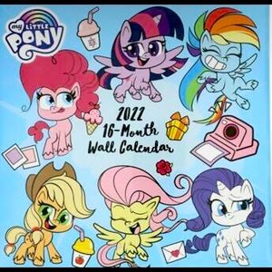 My Little Pony Wall Calendar 2022 16-Month Wall Calendar 10" x 10" New Sealed